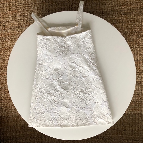 J. Crew Cocktail White Embroidered Dress - Picture 2 of 6